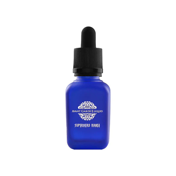 0mg Avant Garde E-liquid Superhero Range Range Glass Shortfill 30ml (Various VG/PG) (BUY 1 GET 1 FREE)