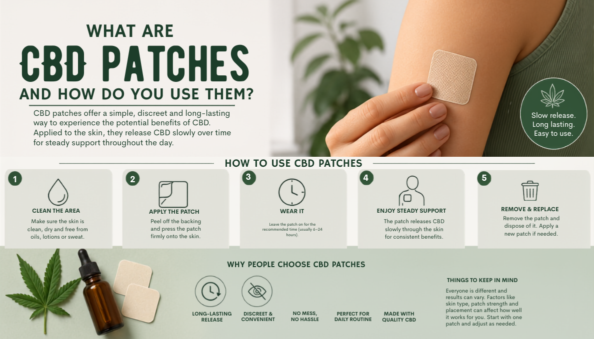 What Are CBD Patches and How Do You Use Them?