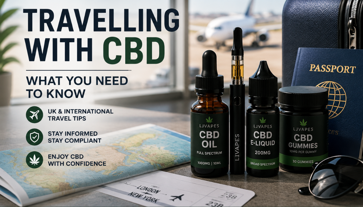Travelling with CBD in the UK and Abroad: What You Need to Know