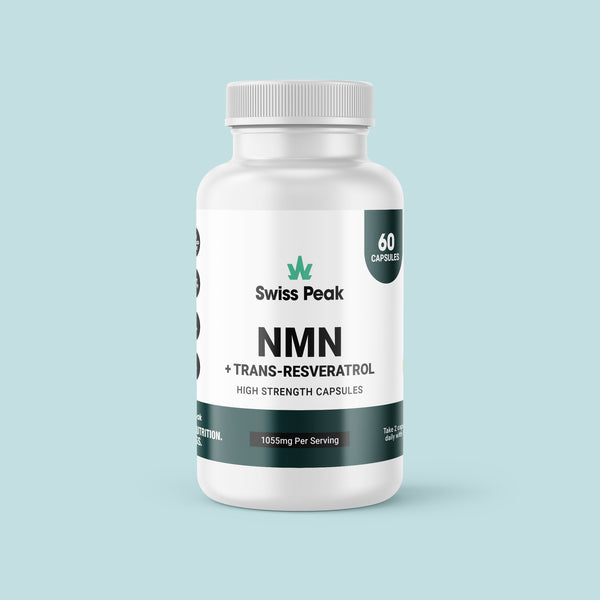 Nicotinamide Capsules with Trans-Resveratrol Vitamin B3 Supplement for Cellular Energy & Metabolism Support