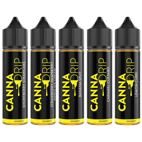 Canna Drip Desserts 1000mg CBD E-Liquid 50ml (50VG/50PG)