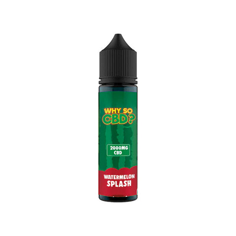Why So CBD? 2000mg Full Spectrum CBD E-liquid 60ml