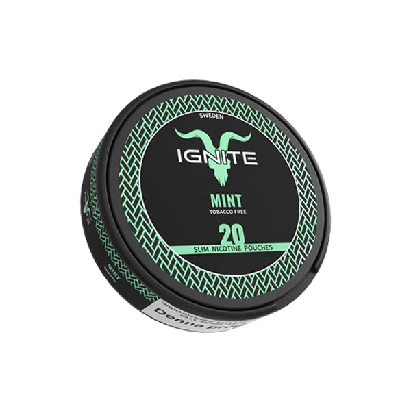 12mg Ignite Mint Slim Nicotine Pouch - 20 Pouches