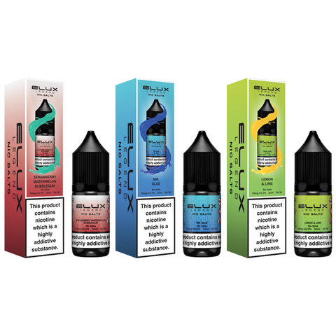 20mg Elux Legend 10ml Nic Salts (50VG/50PG) (5 FOR £10)