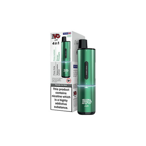 20mg I VG Air 4 in 1 Rechargeable Pod Vape Kit 2400 Puffs