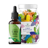CBD Oil 100ml (24000mg) & Large CBD Gummies Bundle
