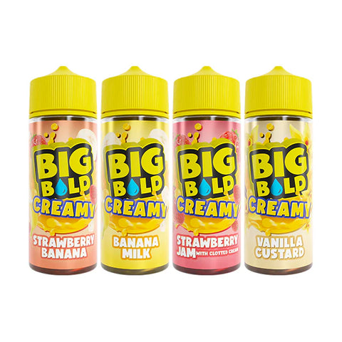 0mg Big Bold Creamy Series 100ml Shortfill (70VG/30PG)