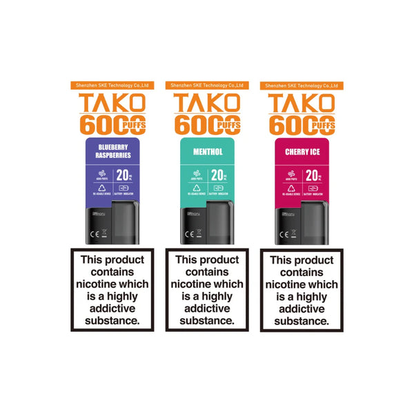 20mg Sikary Tako SP6000 Prefilled Pods 6000 Puffs