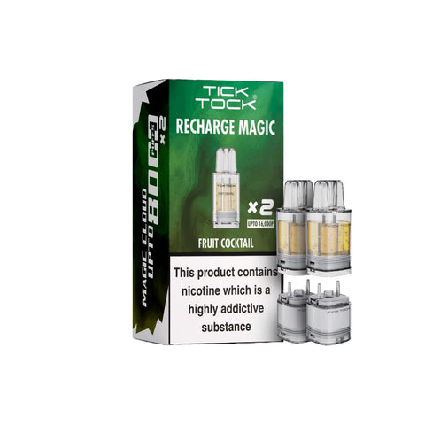 Tick Tock Recharge MAGIC 8K Prefilled Pods 8000 Puffs