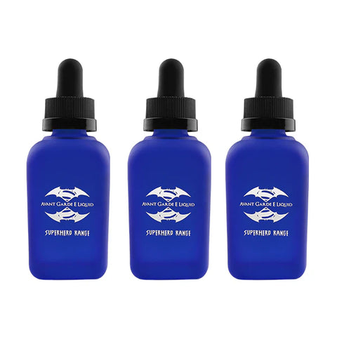 0mg Avant Garde E-liquid Superhero Range Range Glass Shortfill 50ml (Various VG/PG) (BUY 1 GET 1 FREE)