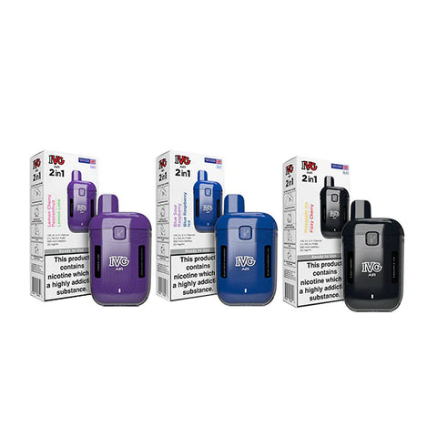 20mg IVG Air 2 in 1 Disposable Rechargeable Pod Vape Kit 1200 Puffs