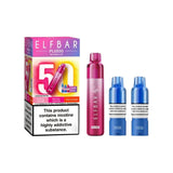 Elf Bar Plus50 Prefilled 50K Pod Vape Kit (ANY 2 FOR £24)