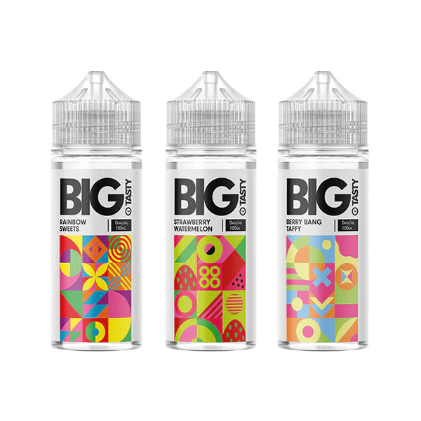 The Big Tasty Candy Rush 100ml Shortfill 0mg (70VG/30PG)