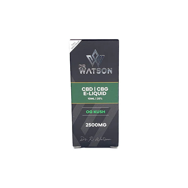 Dr Watson 2500mg CBD E-Liquid OG Kush - 10ml