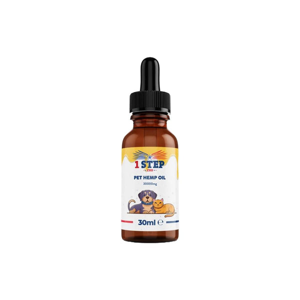 1 Step CBD 30000mg Natural Pet Hemp Oil 30ml