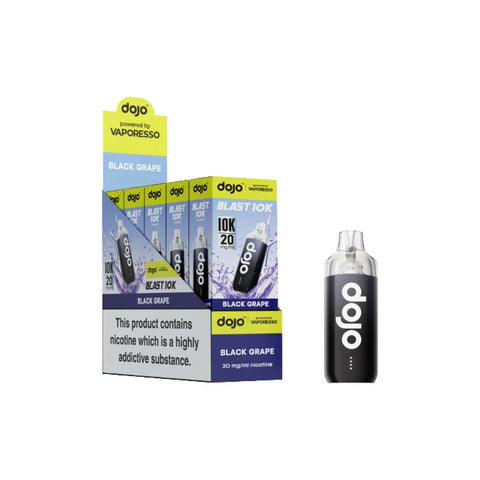 10 x 20mg Vaporesso Dojo Blast 10k Prefilled Pod Vape Kit + 2 x FREE Pods