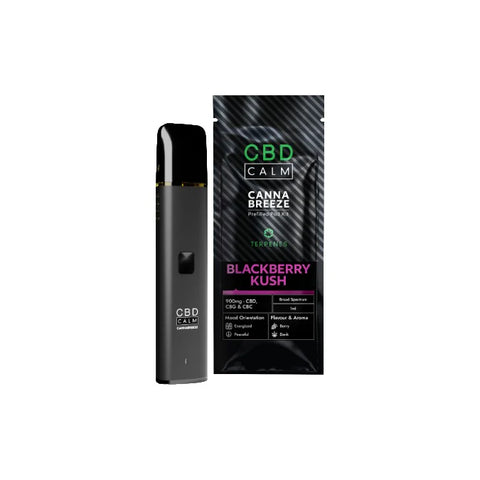 900mg CBD Calm Cannabreeze Prefilled Pod Vape Kit