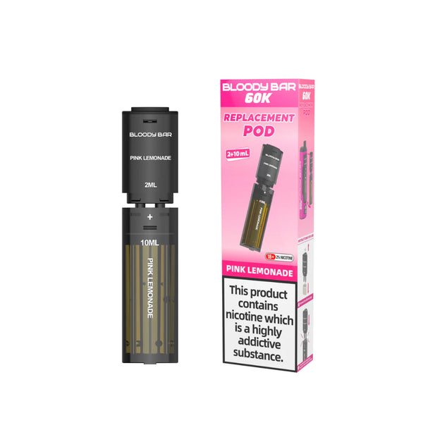 20mg Bloody Bar 60K Prefilled Pods 60000 Puffs - 1 Pc