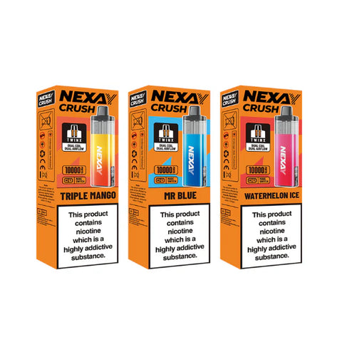 20mg Nexay Crush 10K Prefilled Pod Vape Kit 10000 Puffs