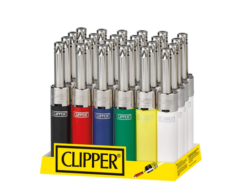 Clipper Mini Tube+ Branded Blister Mixed Colours Lighters - MTM1L118BC