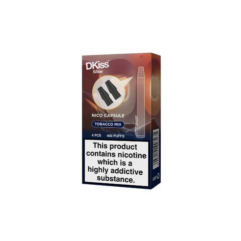 20mg Dkiss Slim Nico Capsule 400 Puffs