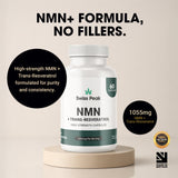 Nicotinamide Capsules with Trans-Resveratrol Vitamin B3 Supplement for Cellular Energy & Metabolism Support