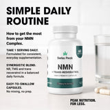 Nicotinamide Capsules with Trans-Resveratrol Vitamin B3 Supplement for Cellular Energy & Metabolism Support