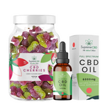 EXCLUSIVE: Super Strength CBD Bundle: 6000mg CBD Oil with FREE 4800mg Gummies