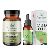 CBD Oil With FREE Lions Mane Capsules