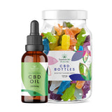 CBD Oil 30ml (3000mg) & Large CBD Gummies Bundle