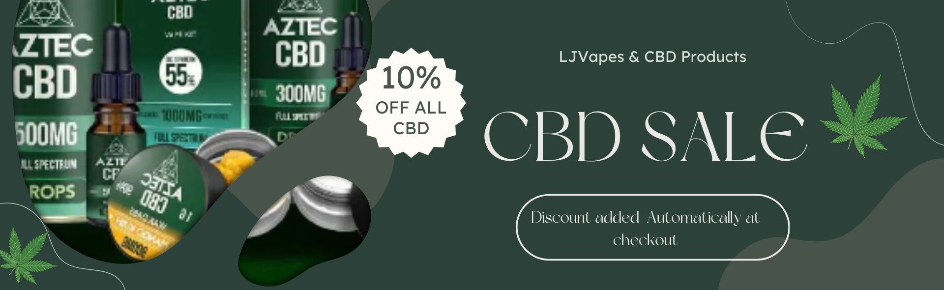 cbd sale banner