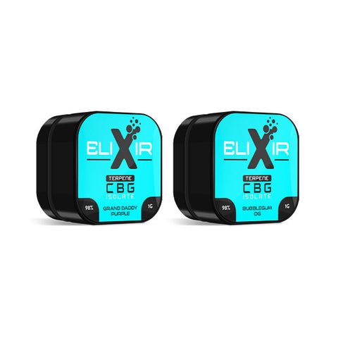 Elixir 98% Terpene Infused CBG Isolate – 1g