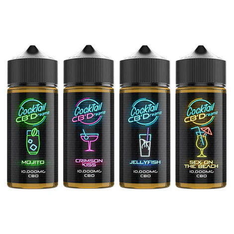 Cocktail CB'Dreams 10,000mg CBD E-liquid 120ml (70PG/30VG)