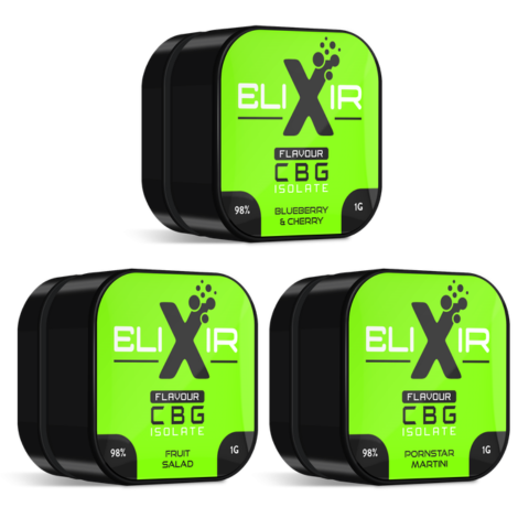 Elixir 98% Flavour Infused CBG Isolate - 1g