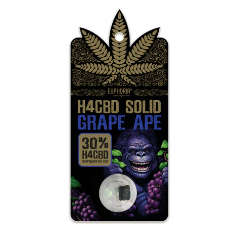 Euphoria H4CBD Solid Hash 30% - Grape Ape