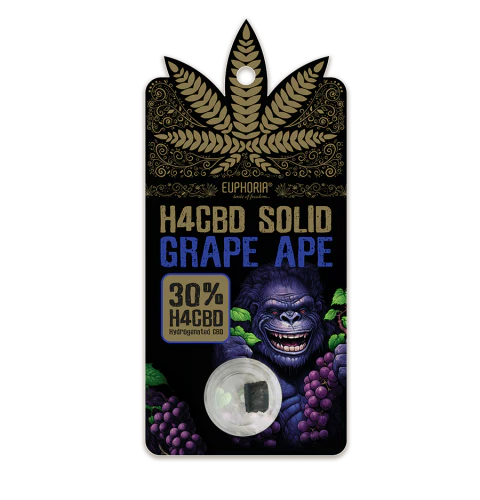 Euphoria H4CBD Solid Hash 30% - Grape Ape