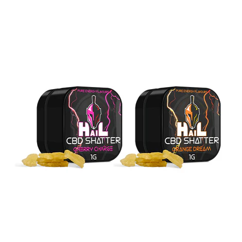 Hail Energy CBD Shatter 98% 1g High-Purity CBD Concentrate