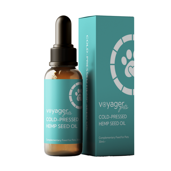 Voyager Cold-Pressed Hemp Seed Oil for Pets 30ml