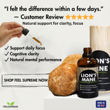 Lion's Mane Mushroom Extract (60ml Liquid Tincture)