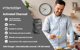 Herbalign Gas Support Capsules – 1000mg Activated Charcoal for Bloating, Digestive Relief & Gut Health