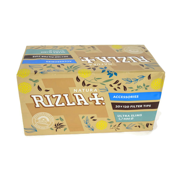 20 Pack 5.7mm Natura Rizla Ultra Slim Filter Tips