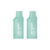 20mg Lost Mary BM600 Prefilled Replacement Pods 1200 Puffs - 2 Pcs