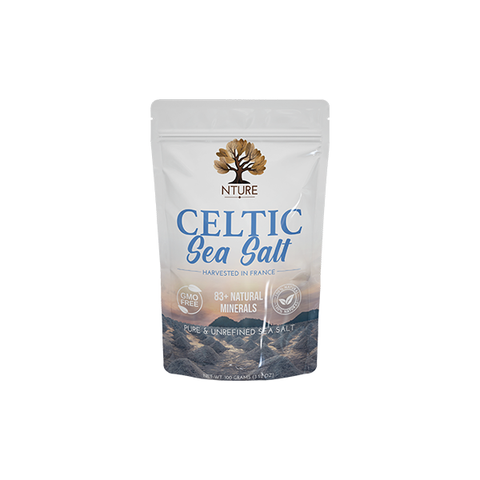 NTURE 100% Pure Celtic Sea Salt - 100g