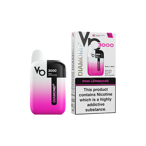 20mg Vapes Bar Diamond 3000 Pod Vape Kit 3000 Puffs (*3 FOR £15*)