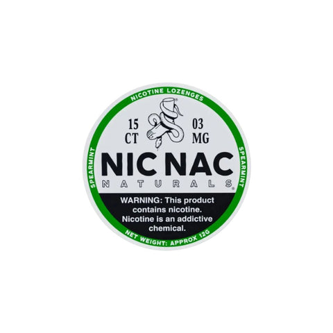 3mg Nic Nac Naturals Nicotine - 15 Lozenge Tablets