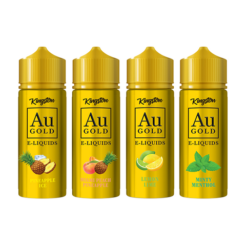 0mg AU Gold By Kingston 100ml Shortfill E-liquid (70VG/30PG)