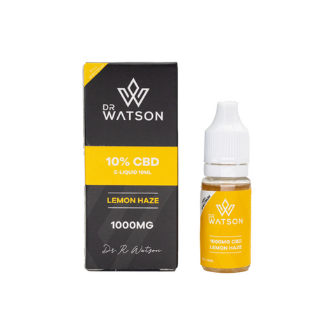 Dr Watson 1000mg Full Spectrum CBD E-liquid 10ml (BUY 1 GET 1 FREE)