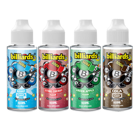 Expired :: Billiards Soda Range 0mg 100ml Shortfill (70VG/30PG)