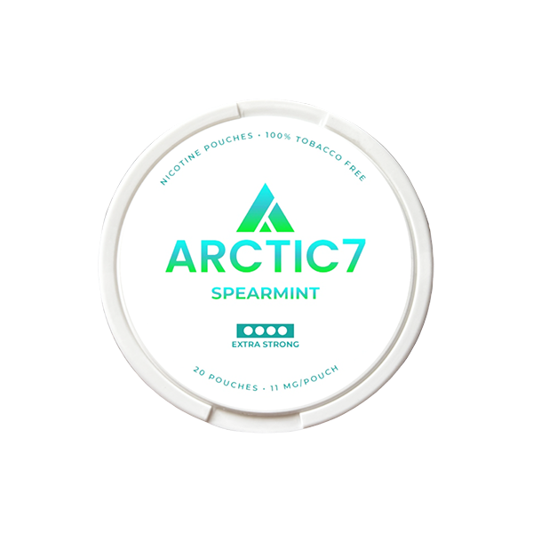 11mg Artic7 Spearmint Slim Nicotine Pouches - 20 Pouches