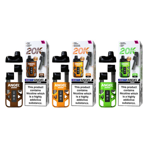 20mg Angel 20000 by Vapes Bars Duel Prefilled Pod Vape Kit 20000 Puffs (3 FOR £34.50)